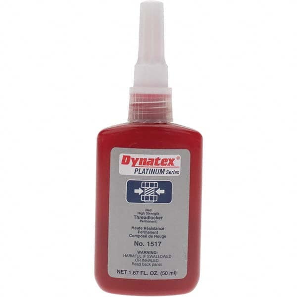 Threadlocker: Red, Liquid, 50 mL, Bottle MPN:BD1517