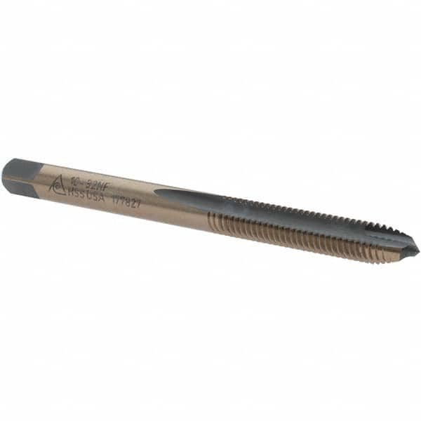 Spiral Point Tap: #10-32 UNF, 2 Flutes, Plug, High Speed Steel, Bright Finish MPN:BDNA-20617