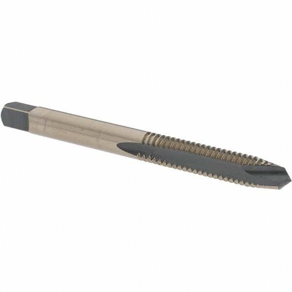 Spiral Point Tap: #12-24, UNC, 2 Flutes, Plug, High Speed Steel, Bright Finish MPN:BDNA-20618