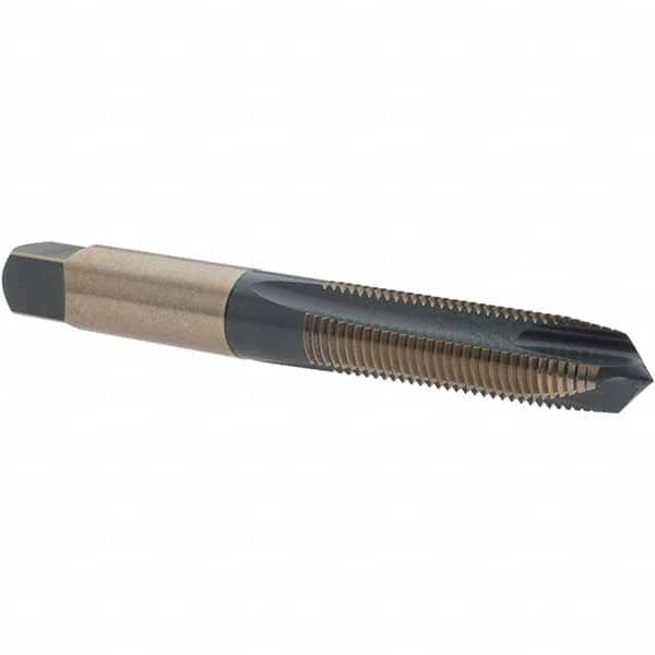 Spiral Point Tap: 3/8-24 UNF, 3 Flutes, Plug, High Speed Steel, Bright Finish MPN:BDNA-20667