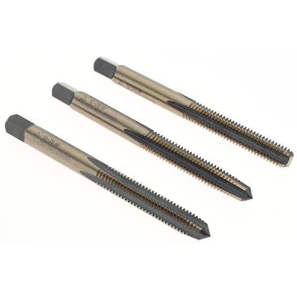 Tap Set: #12-28 UNF, 4 Flute, High Speed Steel MPN:BDNA-20677