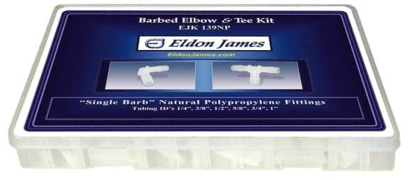 22 Piece, Large Barbed Elbows & Tees MPN:EJK139BN