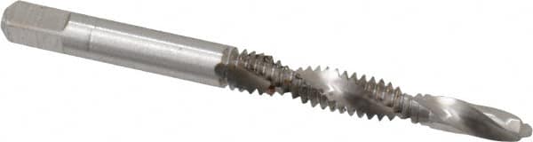 Combination Drill Tap: #10-24, H3, 2B, 2 Flutes, High Speed Steel MPN:G918775-S