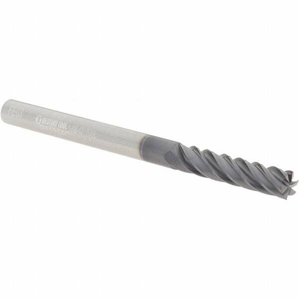 Square End Mill: 3/16'' Dia, 7/8'' LOC, 2.5'' OAL, 6 Flutes, Solid Carbide MPN:R61214C