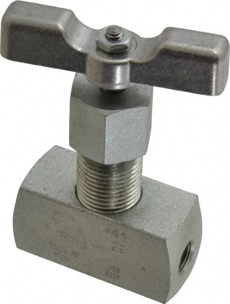 Needle Valve: Straight, 1/8