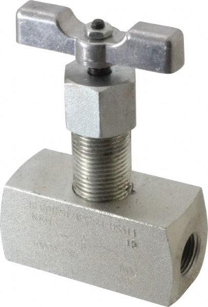 Needle Valve: Straight, 3/8