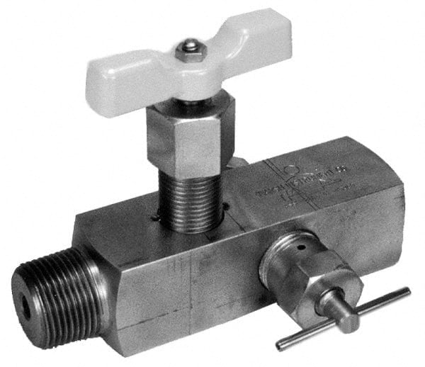 Needle Valve: Straight, 1/2