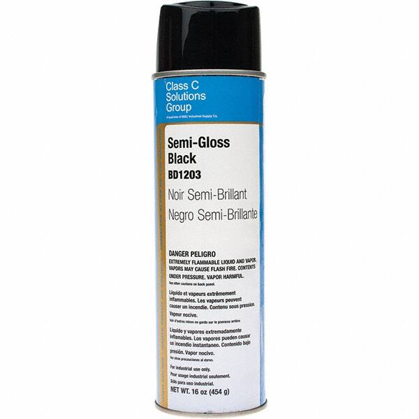 Striping Spray Paint: Black, Semi-Gloss MPN:BD1203-1