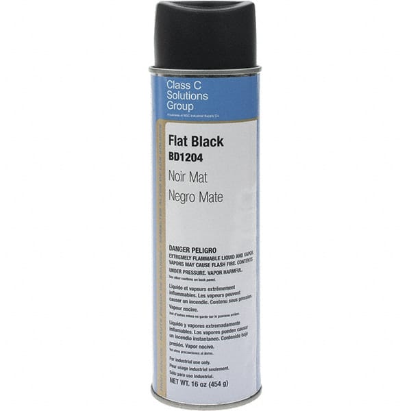 Striping Spray Paint: Black, Flat MPN:BD1204-1