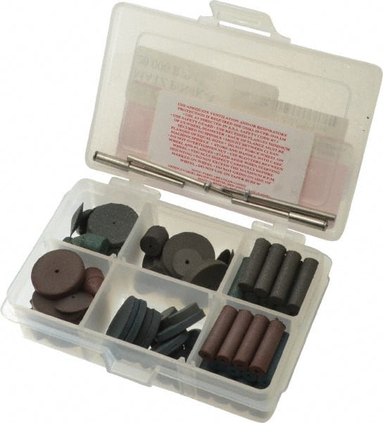 64 Piece Rubberized Abrasive Point and Wheel Set MPN:K-3