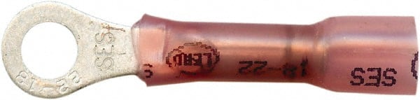 Closed Eyelet Ring Terminal: Partially Insulated, 22 to 18 AWG MPN:MSC-KP151556-LF