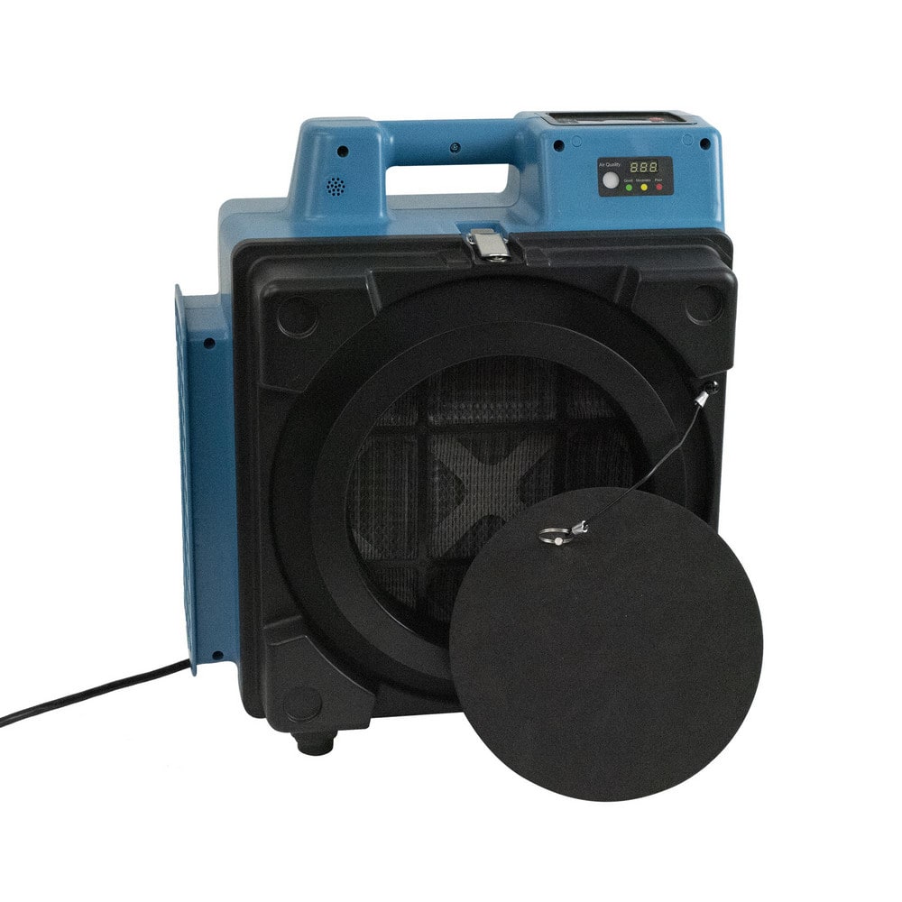 Self-Contained Electronic Air Cleaners, Cleaner Type: Air Scrubber , Air Flow: 550CFM , Sound Level: 65db(A) , Color: Blue , Overall Depth: 16.6  MPN:X-2700