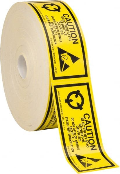 Caution Electrostatic Sensitive Devices Shipping Label MPN:ASC211