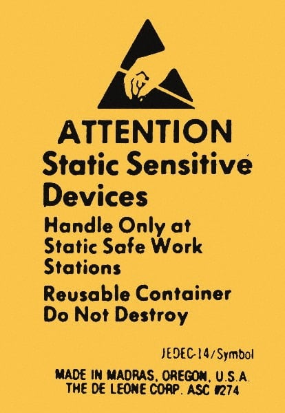 Attention Static Sensitive Devices Shipping Label MPN:ASC284