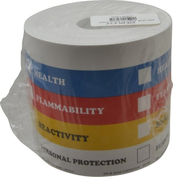 Health, Flammability, Reactivity, Personal Protection Shipping Label MPN:RTK402