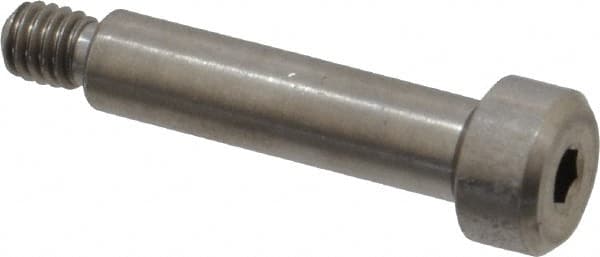 Shoulder Screw: 5 mm Shoulder Dia, 20 mm Shoulder Length, M4x0.70, 4.75 mm Thread Length, 18-8 & 303, Stainless Steel, Hex Socket MPN:MSCB315-27A MOD