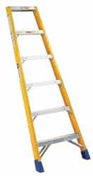 5-Step Fiberglass Step Ladder: Type IA, 6' High MPN:30206