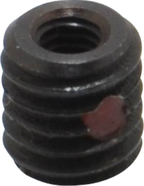 Thread Locking Insert: M3 x 0.5 Internal Thread, M6 x 1 External Thread, Metric Coarse, 0.2559