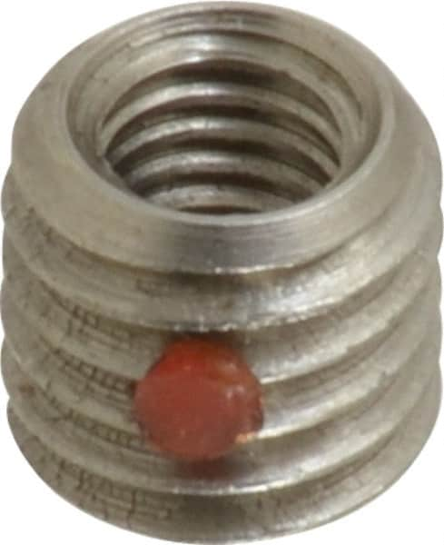 Thread Locking Insert: M5 x 0.8 Internal Thread, M8 x 1.25 External Thread, Metric Coarse, 0.296