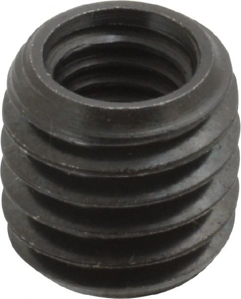 Thread Locking Insert: M8 x 1.25 Internal Thread, 1/2-13 External Thread, Metric Coarse, 31/64