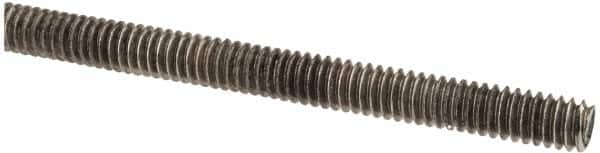 Threaded Rod: 1/4-20, 6' Long, Stainless Steel, Grade 316 MPN:220938