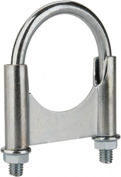 Round U-Bolt: Clamping Mount, 3/8-16 UNC, 1-1/2