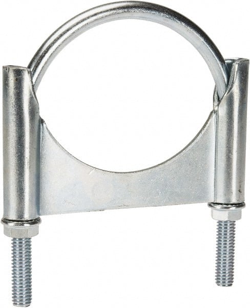 Round U-Bolt: Clamping Mount, 3/8-16 UNC, 1-1/2