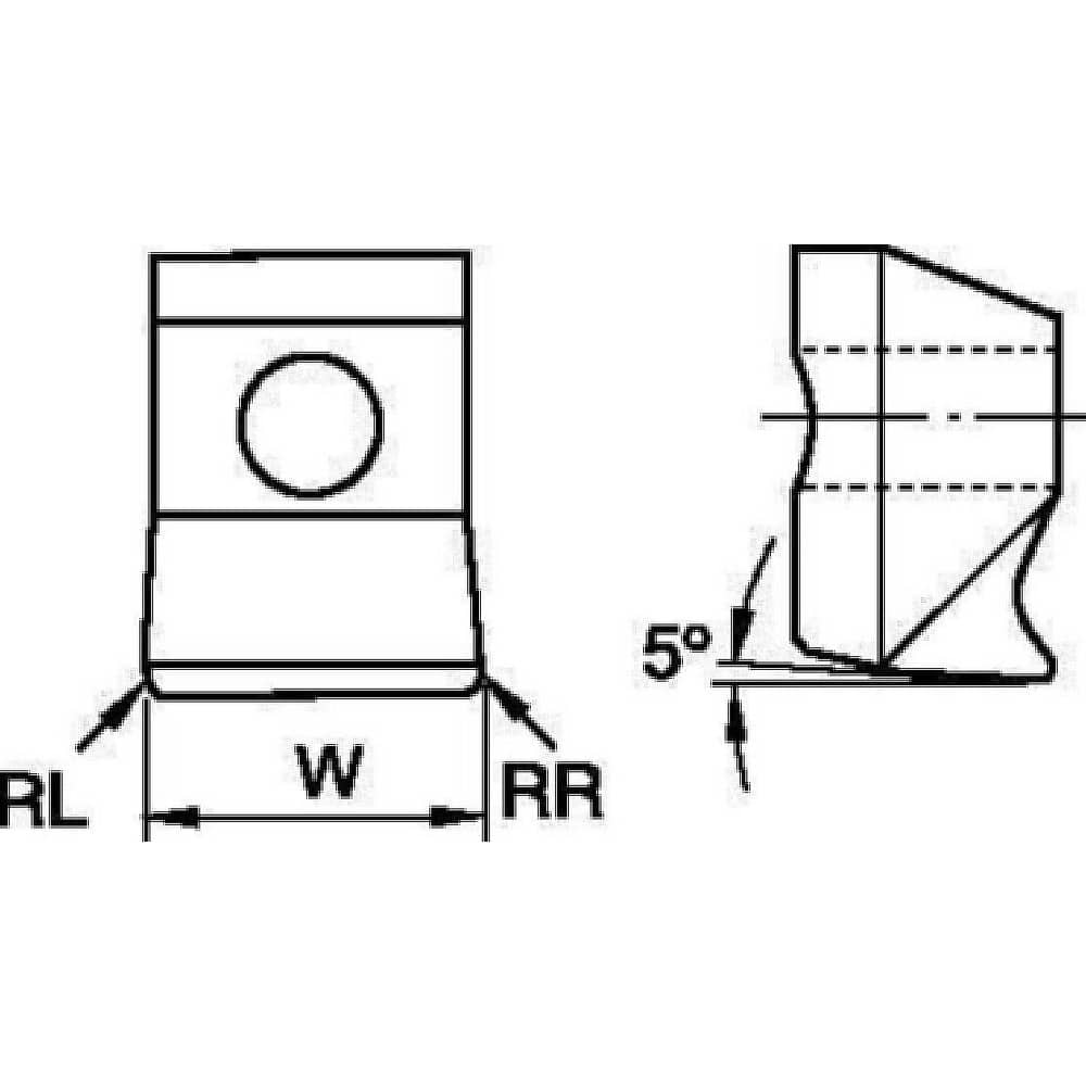 Grooving Inserts, Insert Style: LGN1 , Insert Size Code: 16 , Cutting Width (Decimal Inch): 0.6378 , Insert Hand: Neutral  MPN:2022791