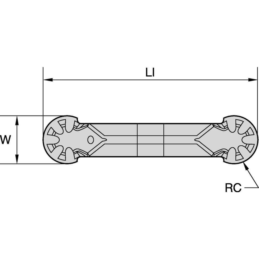 Grooving Inserts, Insert Style: WMTR , Insert Size Code: 8 , Cutting Width (Decimal Inch): 0.3120 , Insert Hand: Neutral  MPN:4170164