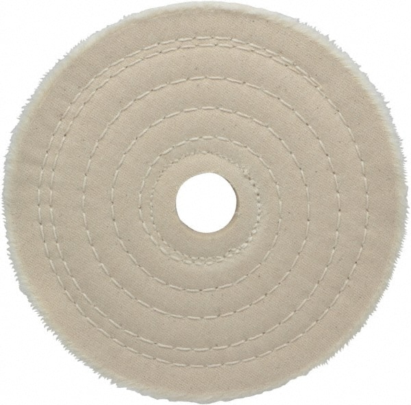 Unmounted Spiral Sewn Buffing Wheel: 6