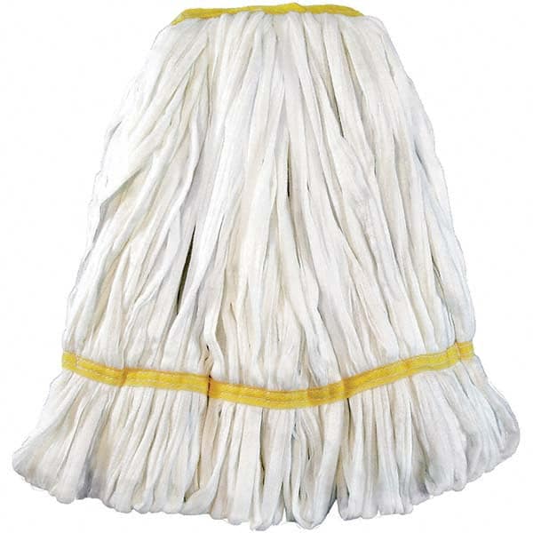 Wet Mop Loop: Side Loading, Large, White Mop, Rayon MPN:BDBW312