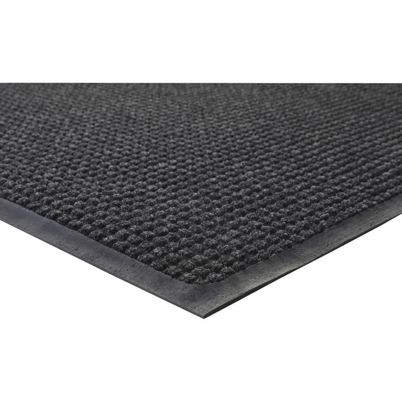 Genuine Joe Waterguard Mat, 3ft x 5ft, Charcoal MPN:59473