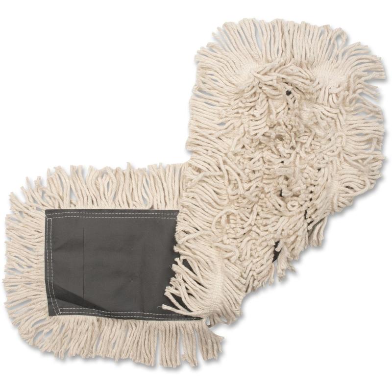 Genuine Joe Disposable Dust Mop Refill - 18in Width x 5in Depth - Synthetic - 1Each (Min Order Qty 14) MPN:00185