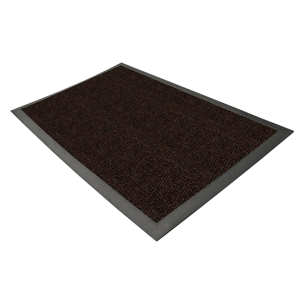 Genuine Joe Ultraguard Indoor Wiper/Scraper Floor Mat, 3ft x 5ft, Chocolate MPN:02403