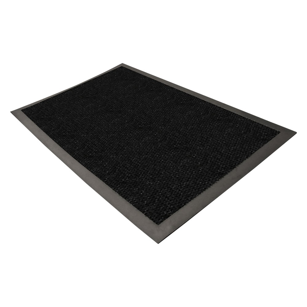 Genuine Joe Ultraguard Indoor Wiper/Scraper Floor Mat, 4ft x 6ft, Charcoal Black MPN:02404