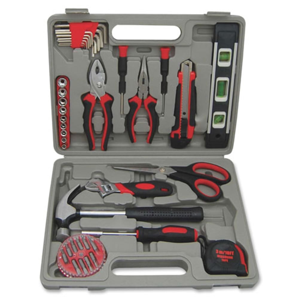 Genuine Joe 42 Piece Tool Kit with Case - Gray (Min Order Qty 2) MPN:11963