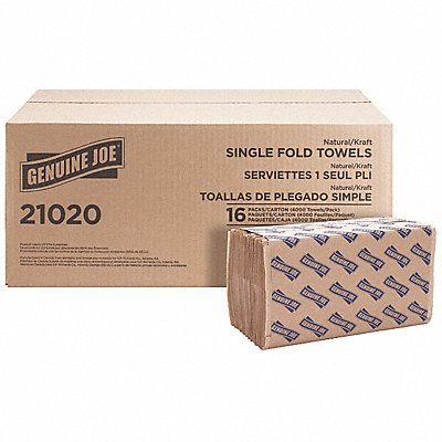 Sgl-Fold Value Paper Towels 1-Ply PK4000 MPN:GJO21020