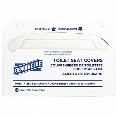 Toilet Seat Covers Carton Wht PK2500 MPN:GJO10150