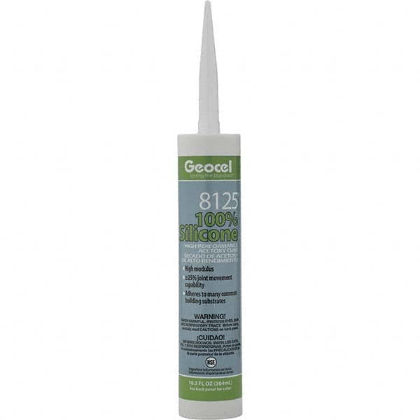 Cure Sealant: 10.3 oz Tube, Black, Silicone MPN:GC68113