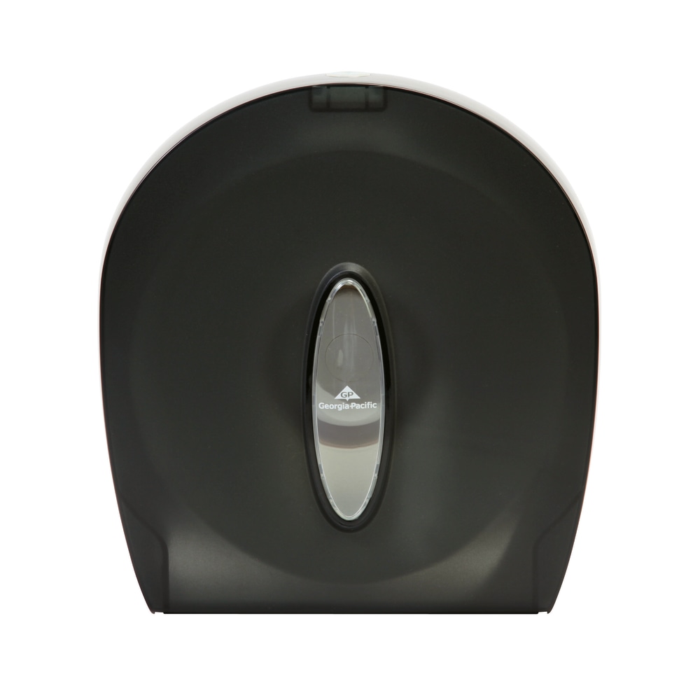 Georgia-Pacific 1-Roll Jumbo Jr. High-Capacity Toilet Paper Dispenser, Translucent Smoke (Min Order Qty 3) MPN:59009