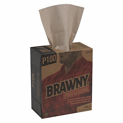 Dry Wipe 8 x 12-1/2 Brown PK20 MPN:29222