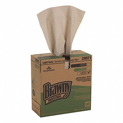 Dry Wipe 9-1/4 x 16-3/4 Brown PK10 MPN:29971