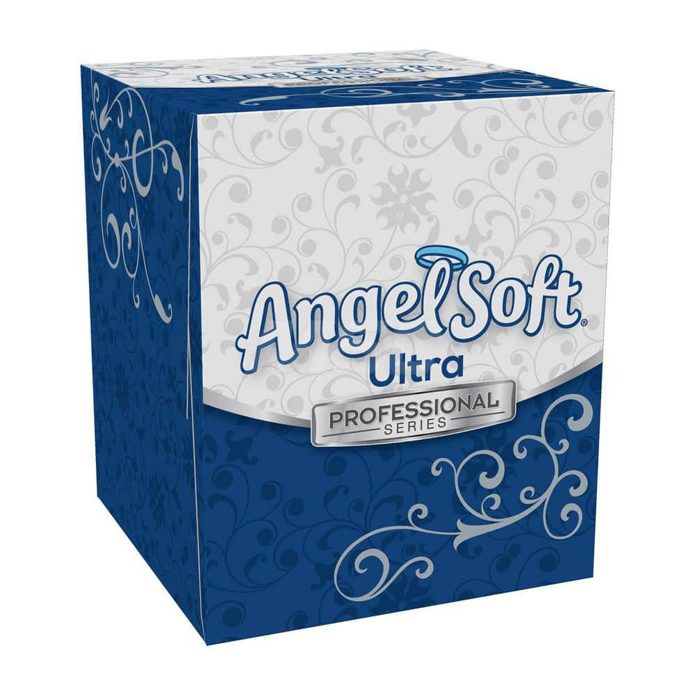 Angel Soft Ultra Professional Series Premium 2-Ply Facial Tissue, Cube Box MPN:49470