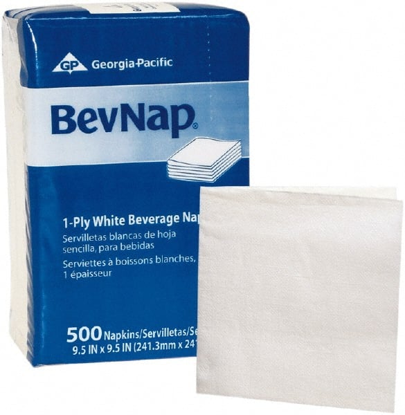 Dixie 1/4-Fold 1-Ply Beverage Napkin, 9.5