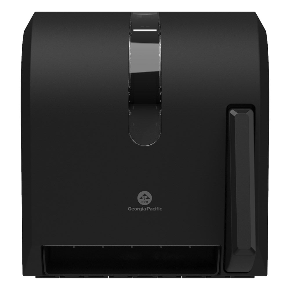 Georgia-Pacific PRO Series Universal Push-Paddle Paper Towel Dispenser, 54338A, 13in x 14.15in x 11.25in, Black, 1 Dispenser (Min Order Qty 2) MPN:54338