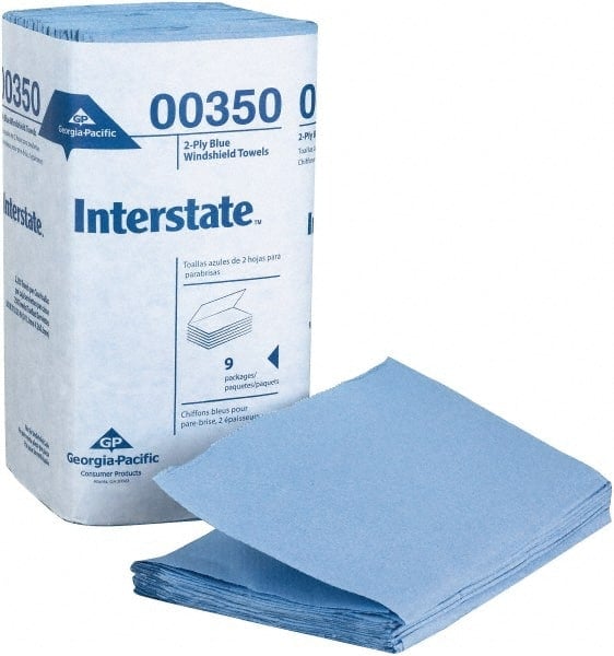 PACIFIC BLUE SELECT S-FOLD 2-PLY WINDSHIELD PAPER TOWELS, BLUE MPN:00350