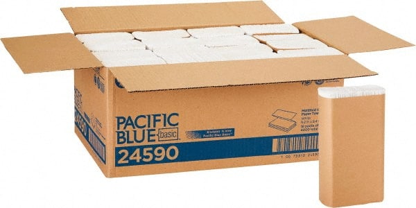 Pacific Blue Basic 1-Ply Recycled Multifold Paper Towel (Previously Envision), White MPN:24590