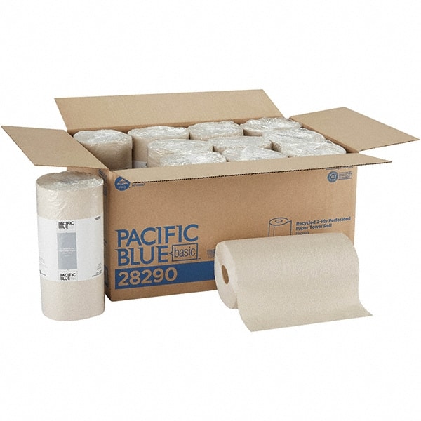 Pacific Blue Basic 2-Ply Recycled Perforated Paper Roll Towel (Previously Envision), Brown MPN:28290