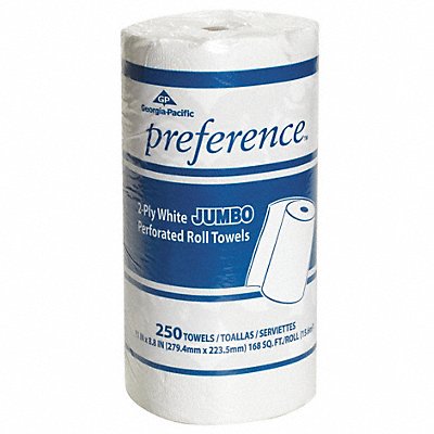 Paper Towel Roll 250 White PK12 MPN:27700