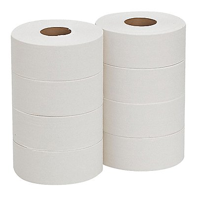 Toilet Paper Roll Continuous White PK8 MPN:12798